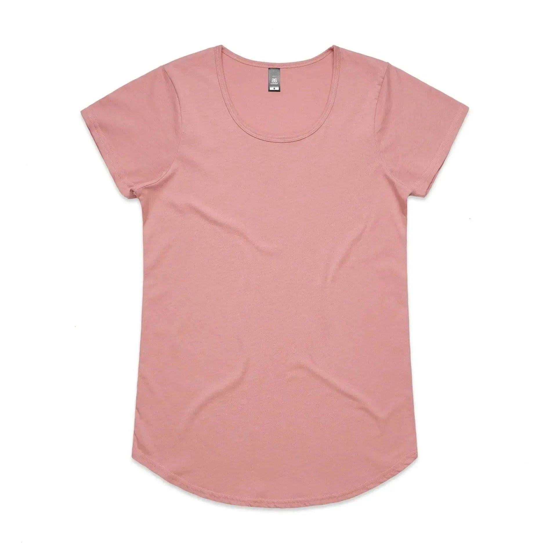 As Colour Women's mali tee 4008 Casual Wear As Colour ROSE XSM